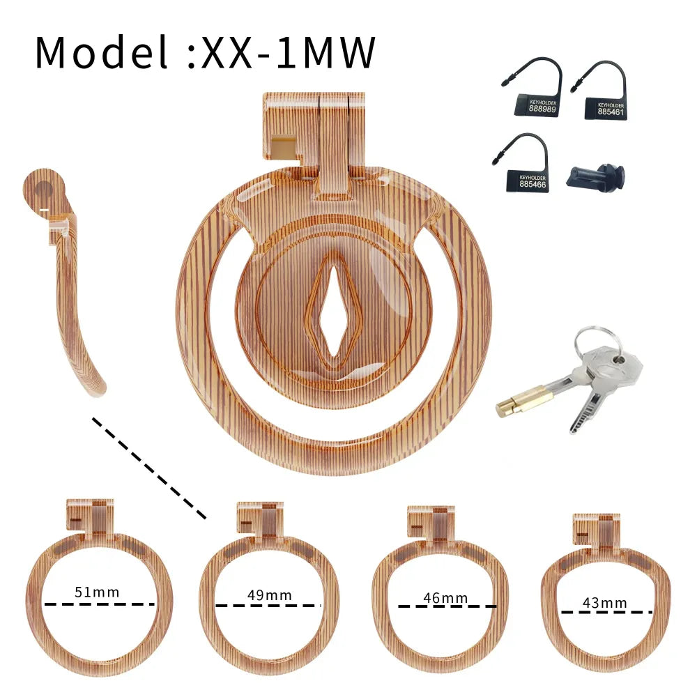 Lightweight Male Chastity Cage Cock Cage for Men Bondage